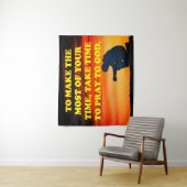 Nehmen Sie sich Zeit, um zu Gott zu beten! Wandteppich (Beispiel)