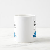 Nehmen Sie sich Zeit zum Atmen Kaffeetasse (Mittel)