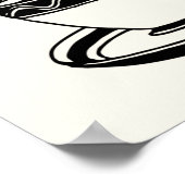 Nehmen Sie TEAze Niedlich Teacup Quote Küche Poster (Ecke)