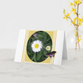 Nehmen Sie Zeit Karte (Gelbe Blume)