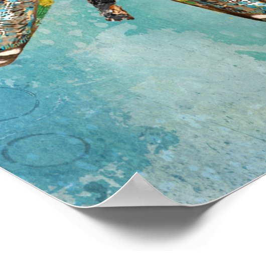 Nehmen Sie Zeit Poster (Ecke)