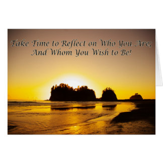 nehmen Sie Zeit sich zu reflektieren