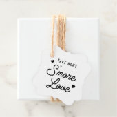 Nehmen Sie Zuhause S-Liebe | Rustikale Kraft-Gastg Geschenkanhänger (Beispiel)