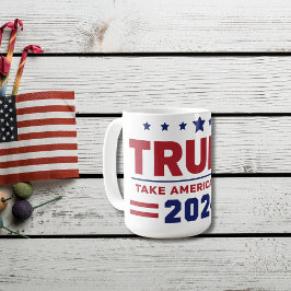 Nehmen wir Amerika wieder zurück Trump 2024 Kaffeetasse