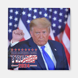 Nehmen wir Amerika zurück - Trump 2024 Magnet