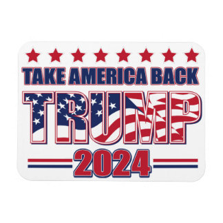 Nehmen wir Amerika zurück Trump 2024 Magnet