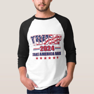 Nehmen wir Amerika zurück - Trump 2024 T-Shirt