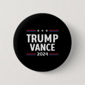 Nehmen wir Amerika zurück Trump Vance 2024 Vizeprä Button (Vorderseite)