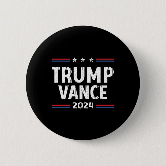 Nehmen wir Amerika zurück Trump Vance 2024 Vizeprä Button (Vorderseite)