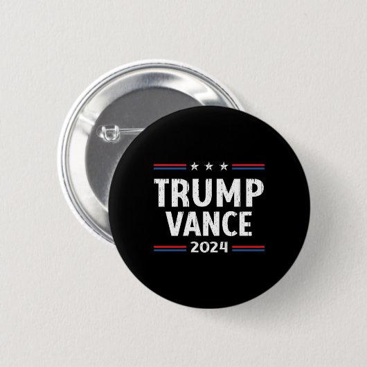 Nehmen wir Amerika zurück Trump Vance 2024 Vizeprä Button (Vorne & Hinten)