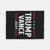 Nehmen wir Amerika zurück Trump Vance 2024 Vizeprä Fleecedecke (Vorderseite (Horizontal))
