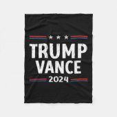 Nehmen wir Amerika zurück Trump Vance 2024 Vizeprä Fleecedecke (Vorderseite)