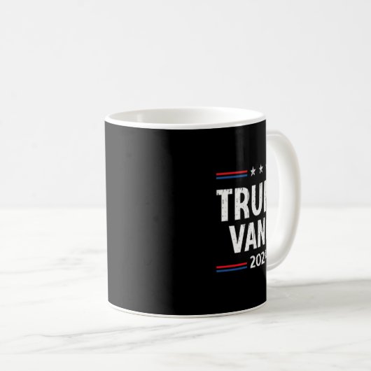 Nehmen wir Amerika zurück Trump Vance 2024 Vizeprä Kaffeetasse (VorderseiteRechts)