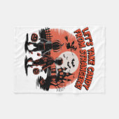 Nehmen wir Candy von Strangers Funny Halloween Fleecedecke (Vorderseite (Horizontal))
