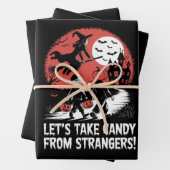 Nehmen wir Candy von Strangers Funny Halloween Geschenkpapier Set (Beispiel)