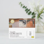 Nehmen wir Concrete Mailer für Brickform Contracto Postkarte (Stehend Vorderseite)