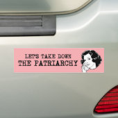 Nehmen wir das Patriarchat ab Autoaufkleber (Auf Auto)