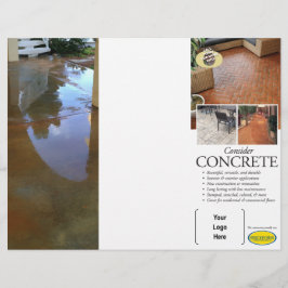 Nehmen wir die Konkretbroschüre für Brickform.