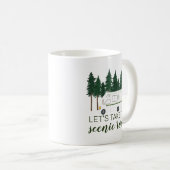 Nehmen wir die Landschaftliche Route Van Camper RV Kaffeetasse (VorderseiteRechts)