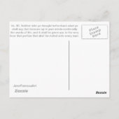 Nehmen wir die Postkarte Lilies D&C (Rückseite)