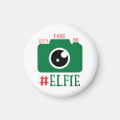 Nehmen wir ein Elfie Santa Cam Weihnachten Magnet (Vorne)