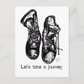 Nehmen wir eine Reisepostkarte Postkarte (Vorderseite)