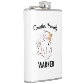 Nehmen wir Ihre selbst gewarnte böse Katze Flachmann (Rechts)