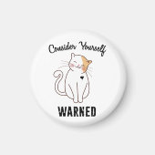 Nehmen wir Ihre selbst gewarnte böse Katze Magnet (Vorne)