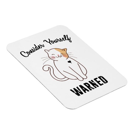 Nehmen wir Ihre selbst gewarnte böse Katze Magnet (Rechte Seite)