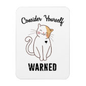 Nehmen wir Ihre selbst gewarnte böse Katze Magnet (Vertikal)