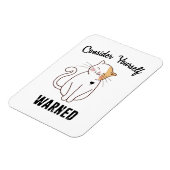 Nehmen wir Ihre selbst gewarnte böse Katze Magnet (Linke Seite)