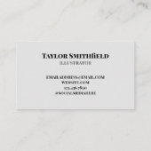 Nehmen wir Kaffee! Visitenkarte (Rückseite)