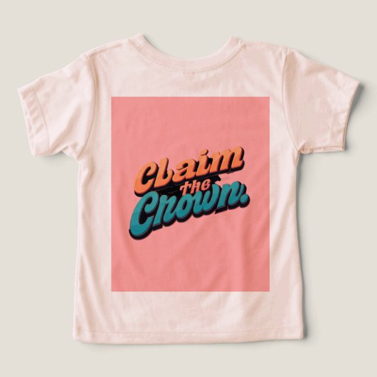 "Nehmt die Krone vor." (Design Rückseite)