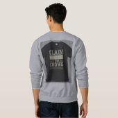 "Nehmt die Krone vor." Sweatshirt (Schwarz voll)