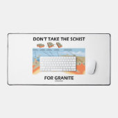 Nehmt nicht die Schere für Granitgeologie-Spaß Schreibtischunterlage (Tastatur & Maus)