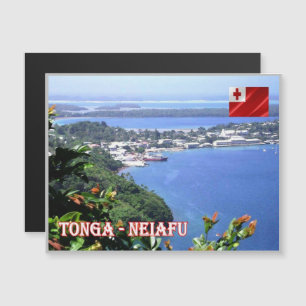 Neiafu - Tonga - Luftsicht - Magnetkarte