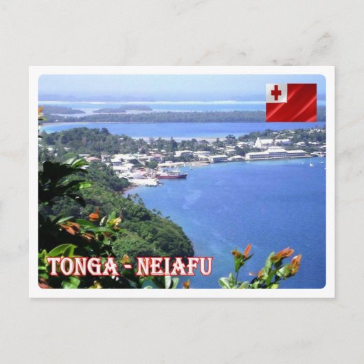 Neiafu - Tonga - Luftsicht - Postkarte (Vorderseite)