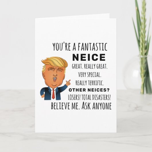 Neice Best Geschenk Karte (Vorderseite)