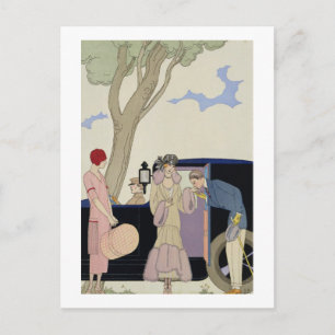 Neid, 1914 (pochoir print) postkarte