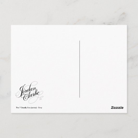 Neid Postkarte (Rückseite)