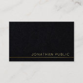 Neigen des modernen eleganten erstklassigen visitenkarte (Vorderseite)