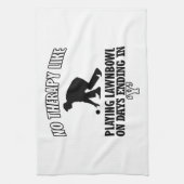 Neigen und fantastische Rasen-Schüssel Entwürfe Geschirrtuch (Vertikal)