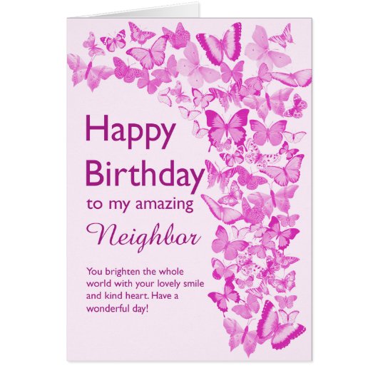 Neighbor Birthday Butterflies (Vorne)