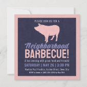 Neighborhood Barbecue Party Einladung (Vorderseite)