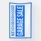 Neighborhood Garage Sale Banner 2.5' X 4' (Vertikal)