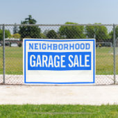 Neighborhood Garage Sale Banner 2.5' X 4' (InSitu)
