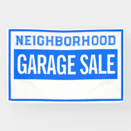 Neighborhood Garage Sale Banner 2.5' X 4'