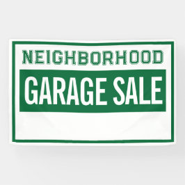 Neighborhood Garage Sale Banner 2.5' X 4'