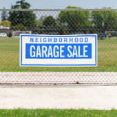 Neighborhood Garage Sale Banner 2.5' X 6' (Insitu)