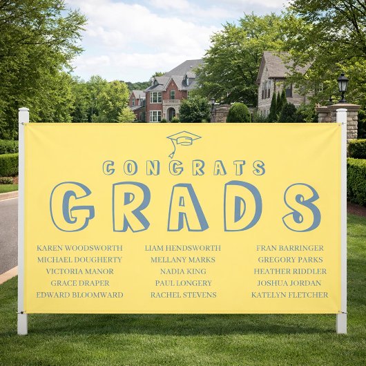 Neighborhood High School Graduation Banner